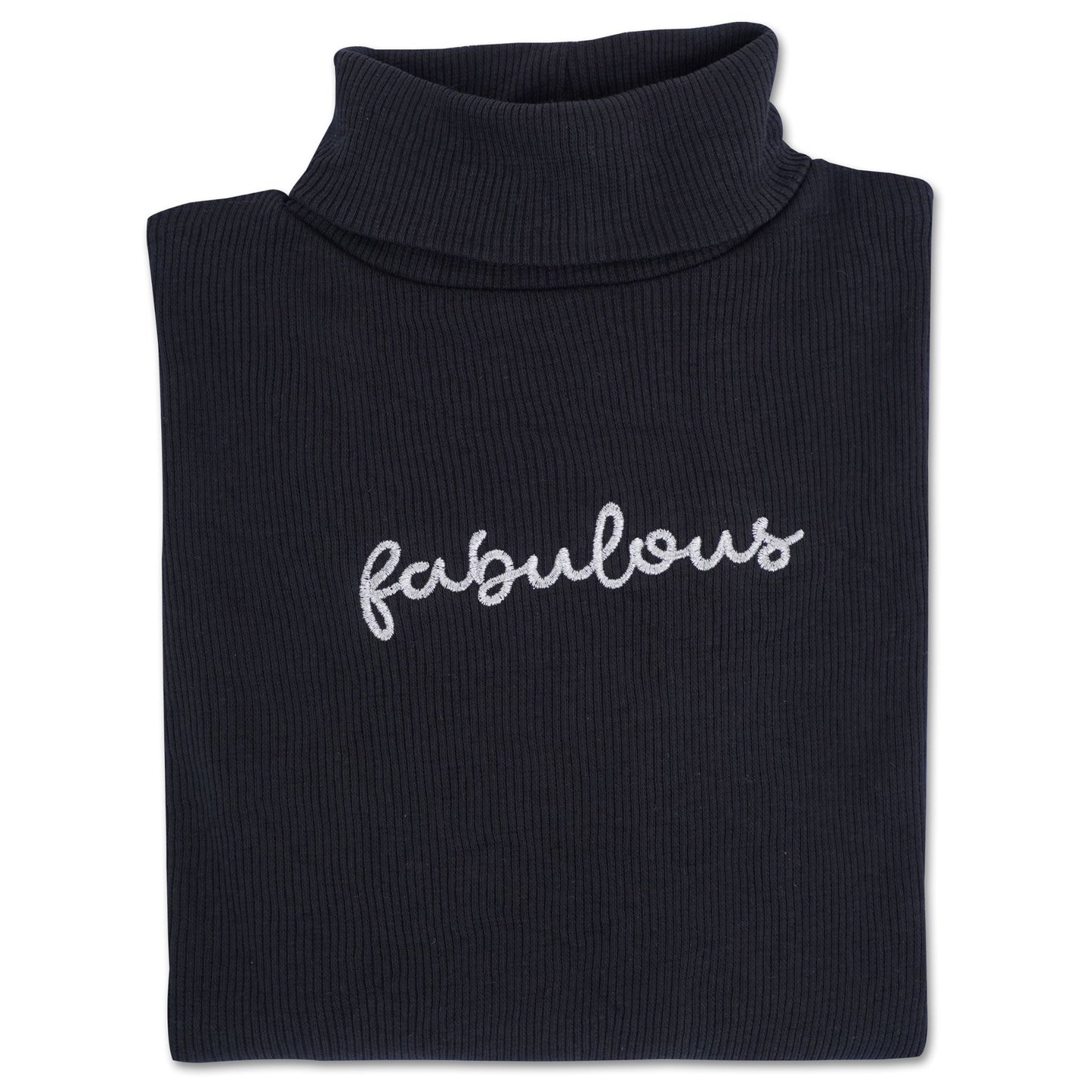 Girls' Ribbed Turtleneck