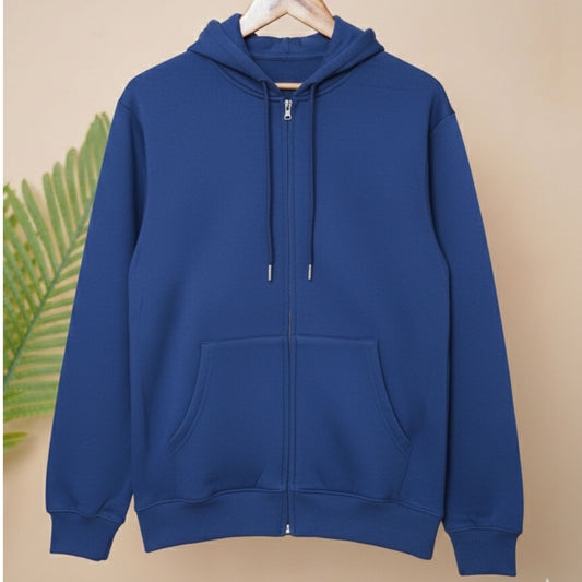 Men's Essential Azure Fleece Zip-Up