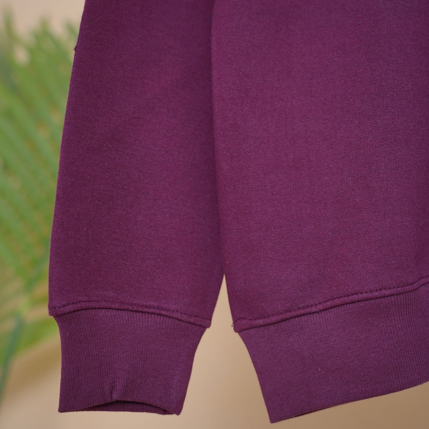 Men's Plum Elite Half-Zip Fleece Sweatshirt