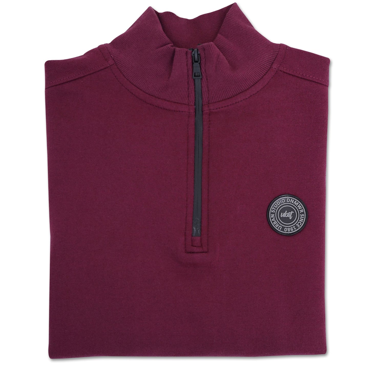Men's Plum Elite Half-Zip Fleece Sweatshirt