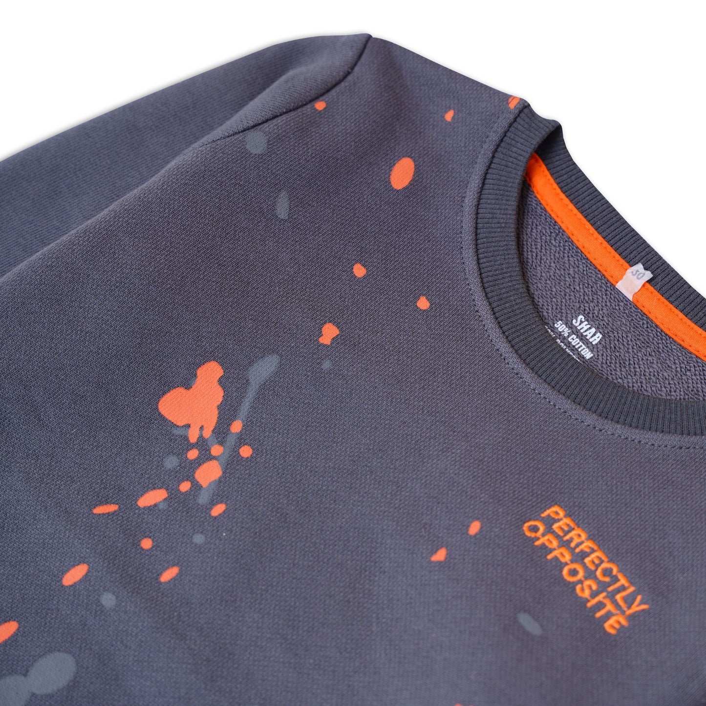 Boy's Splash Grey Sweatshirt