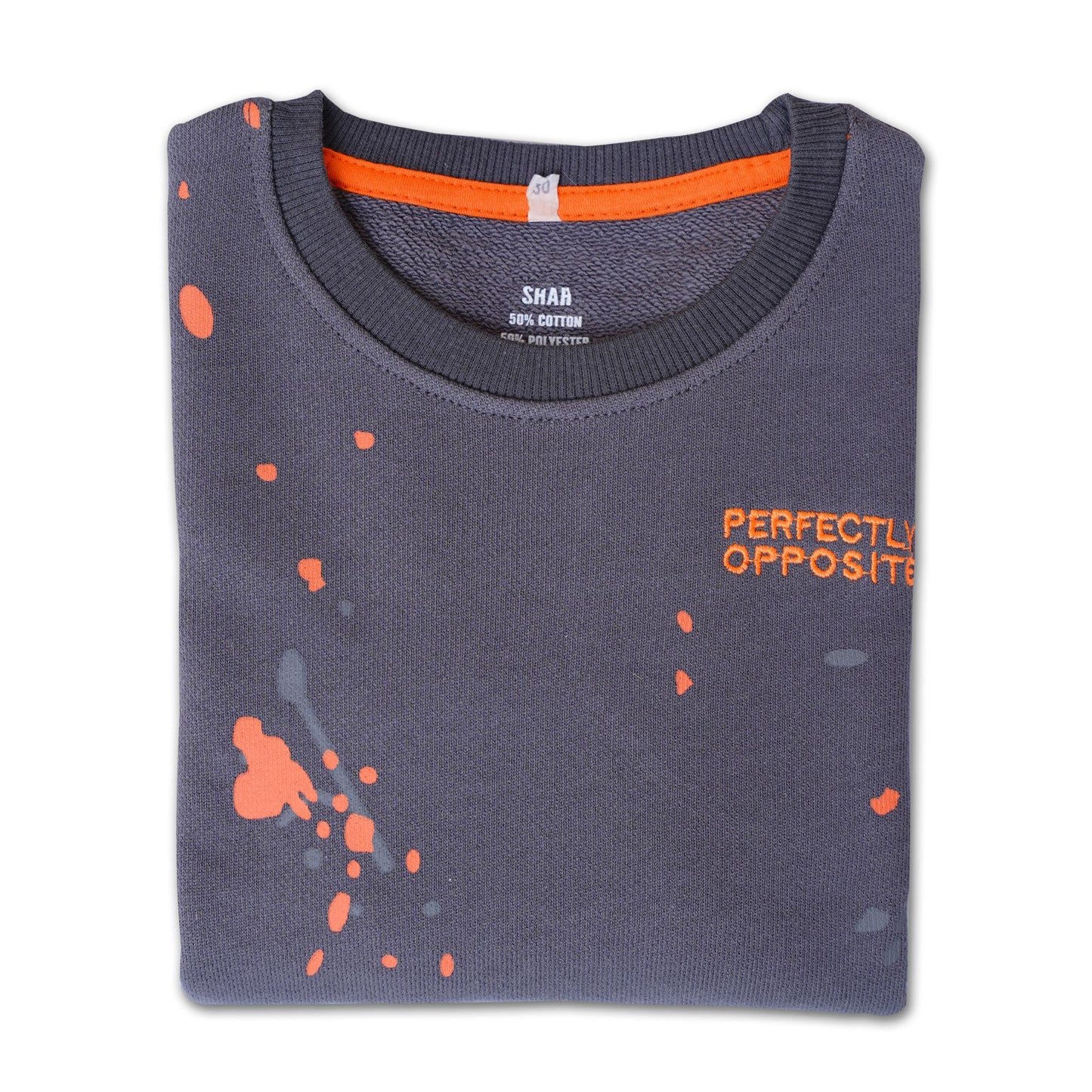 Boy's Splash Grey Sweatshirt