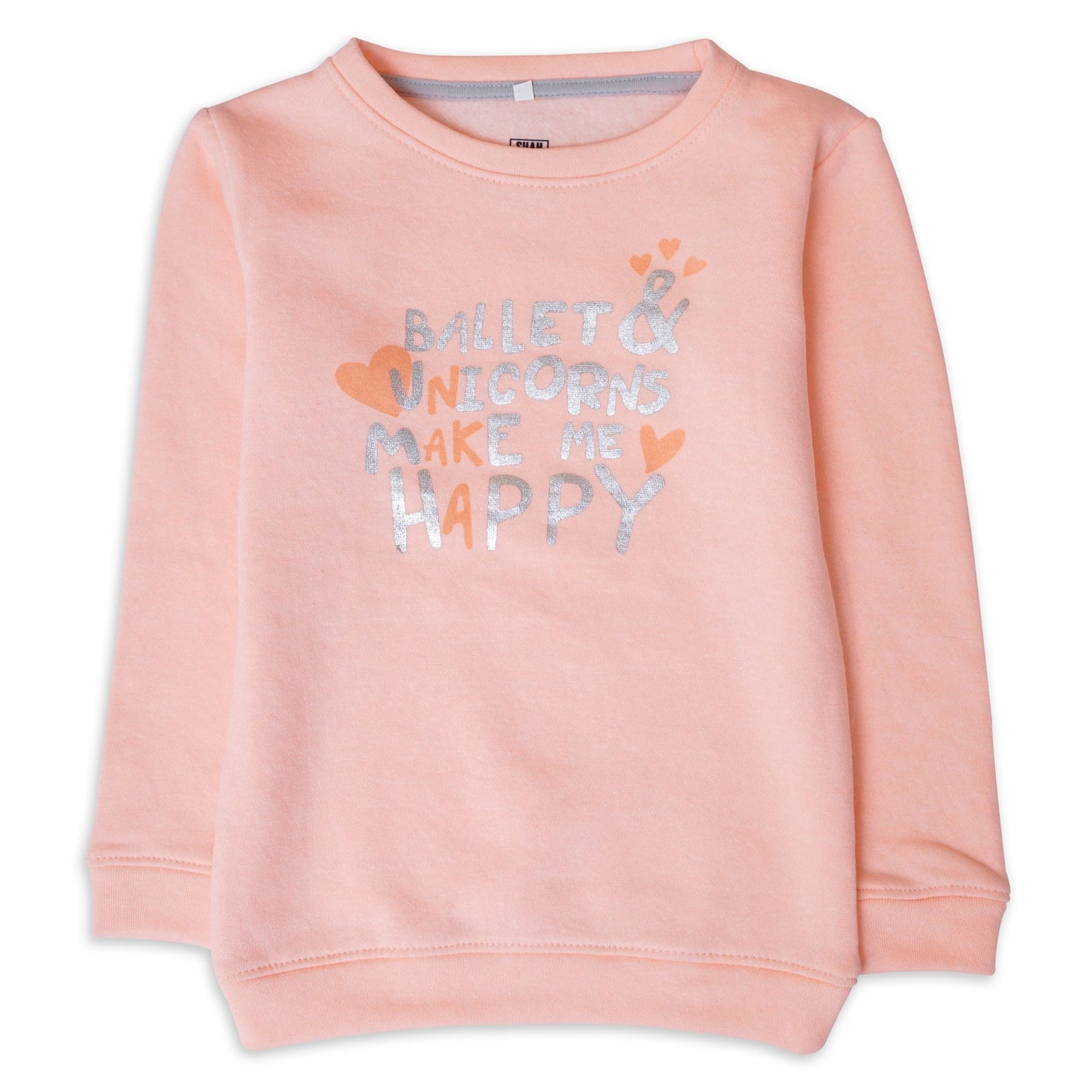 Girl's Happy Unicorn Sweatshirt